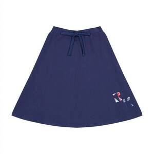 NEW RETROKID girls margo plaid logo sweatshirt skirt in navy
